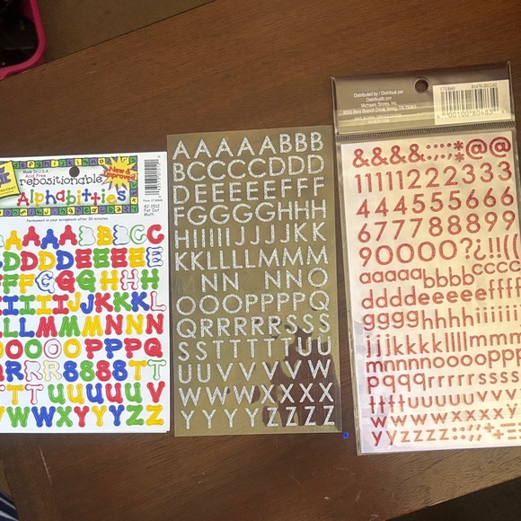 Colorful Alphabet Sticker Set - Picture 7 of 13